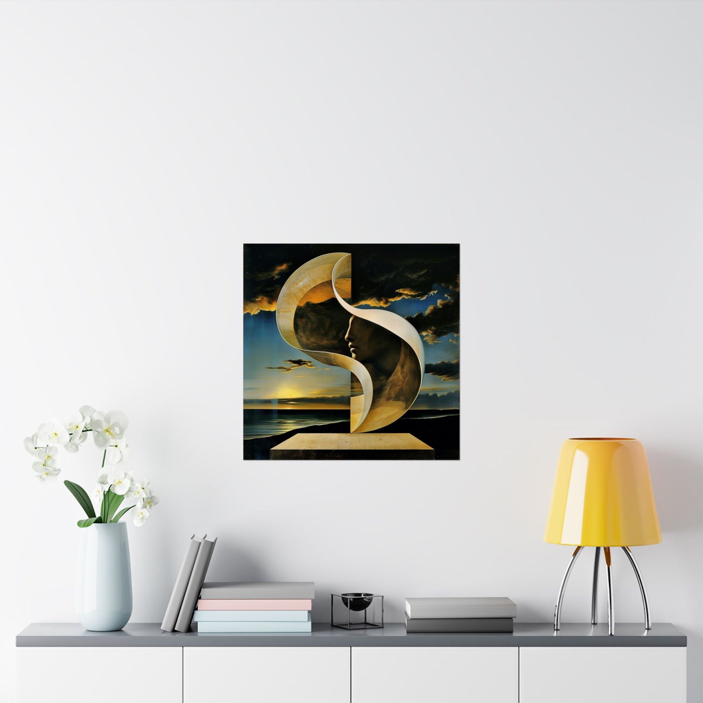 Dali Sunrise Matte Poster