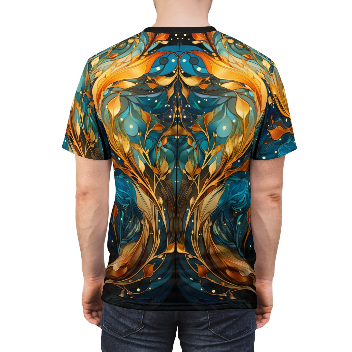Kelp Mirror Unisex Cut & Sew Tee (AOP)
