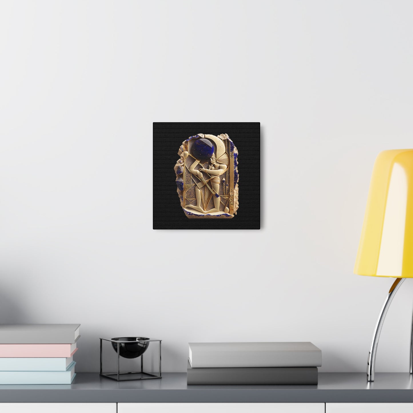Ancient Artifact Gold and Lapis Lazuli Canvas Gallery Wraps