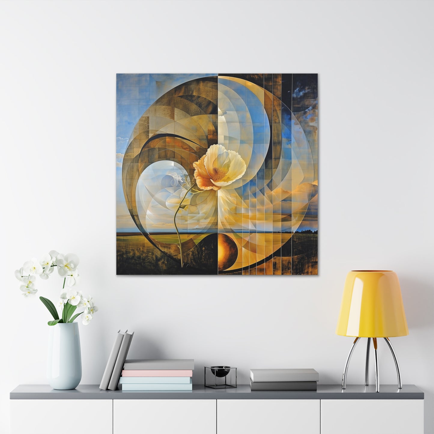 Flower Vortex Canvas Gallery Wraps