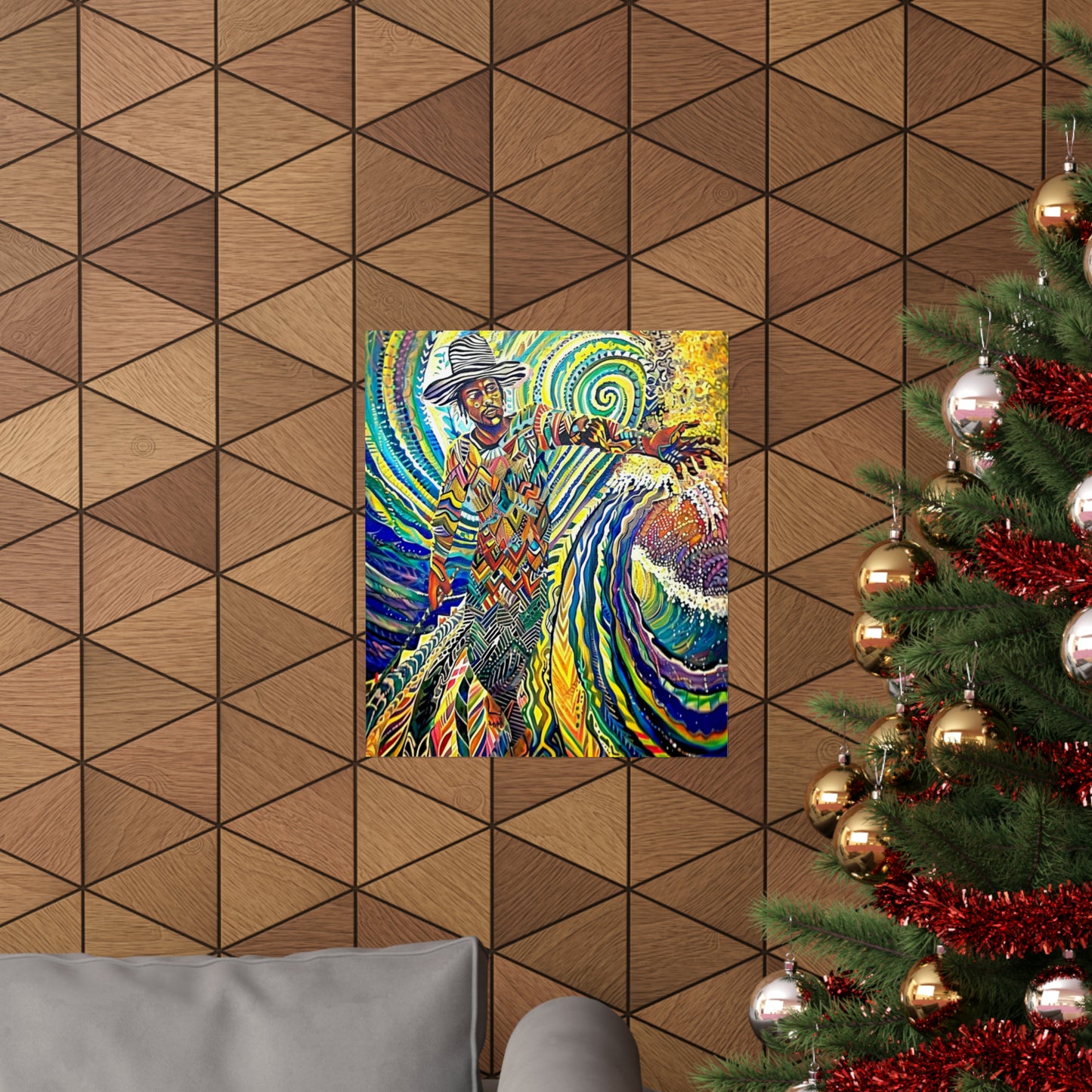 Psychedelic Senor Matte Vertical Posters