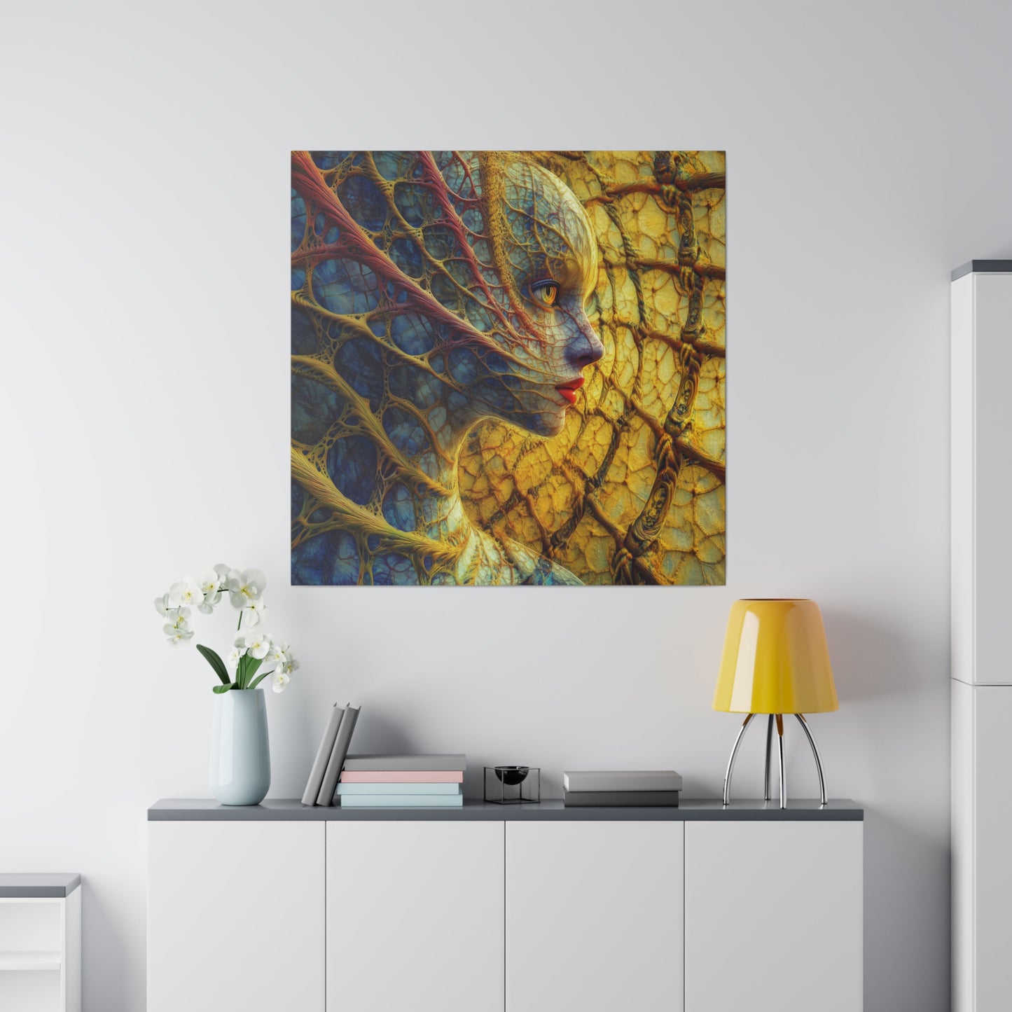 In The Net Matte Canvas, Stretched, 0.75"
