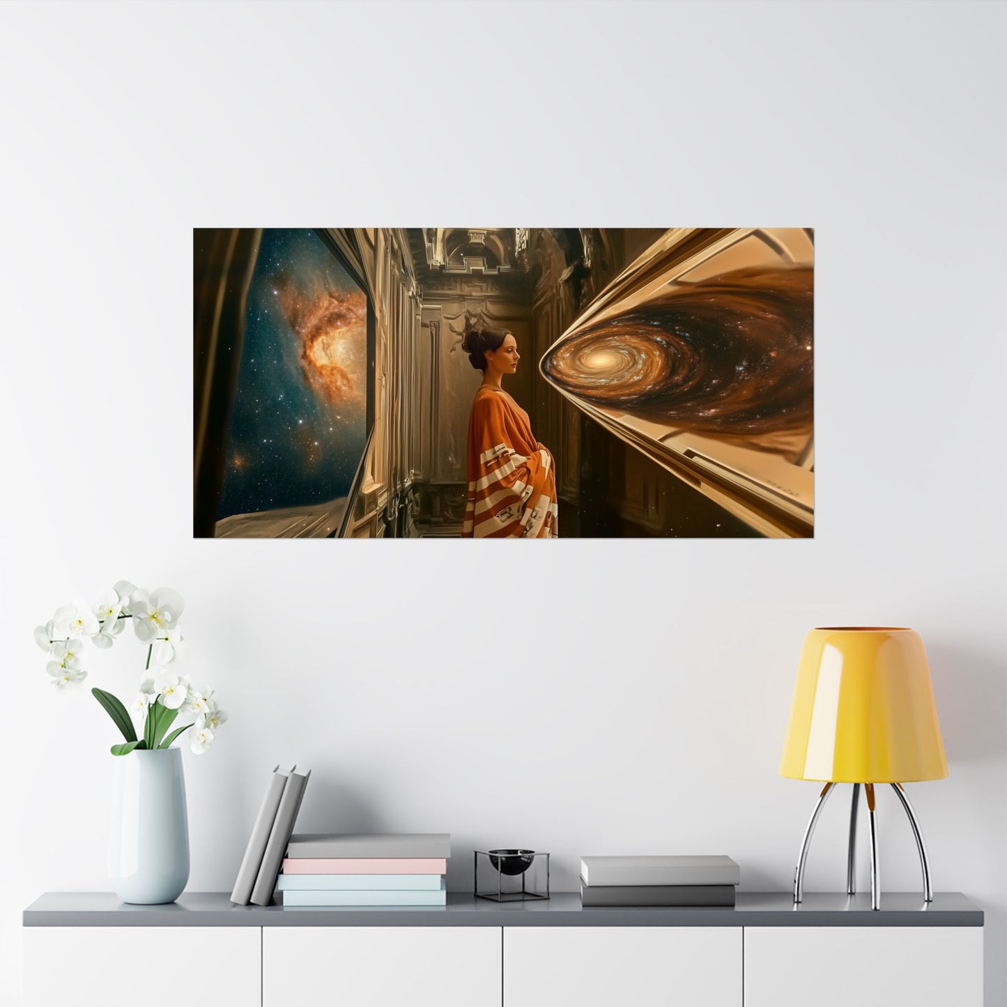 Gestating Galaxy Matte Poster