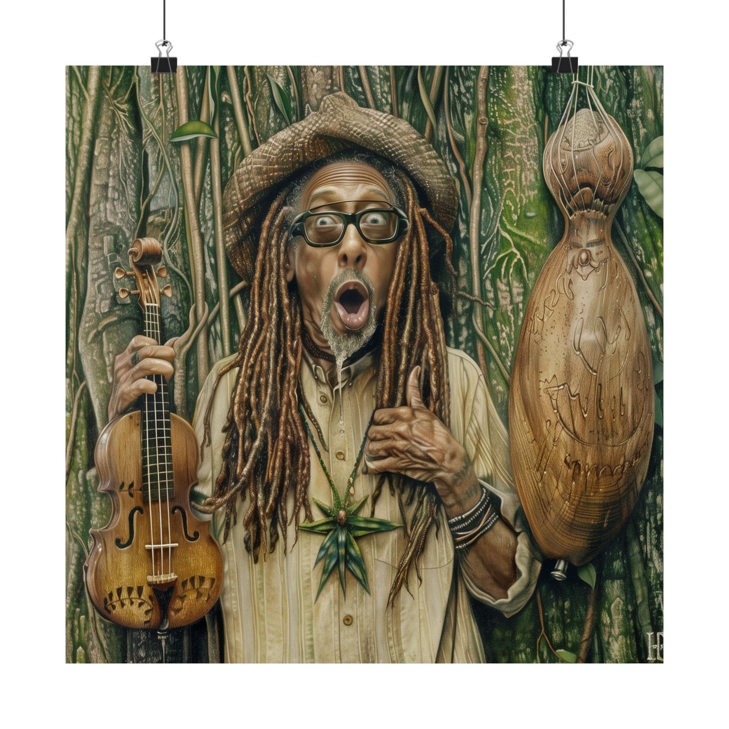 Rastafari Matte Poster
