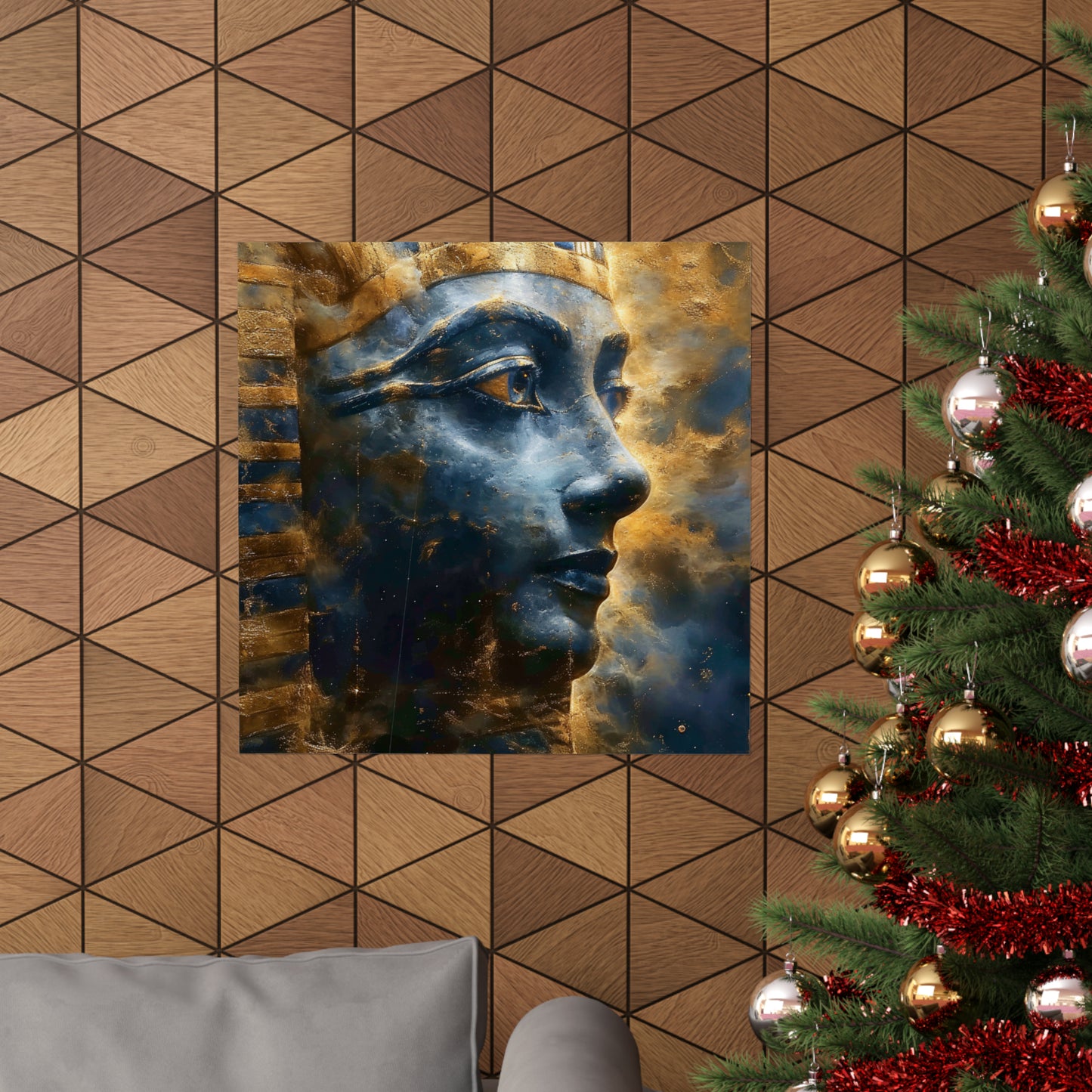 Blue Pharaoh Matte Horizontal Posters