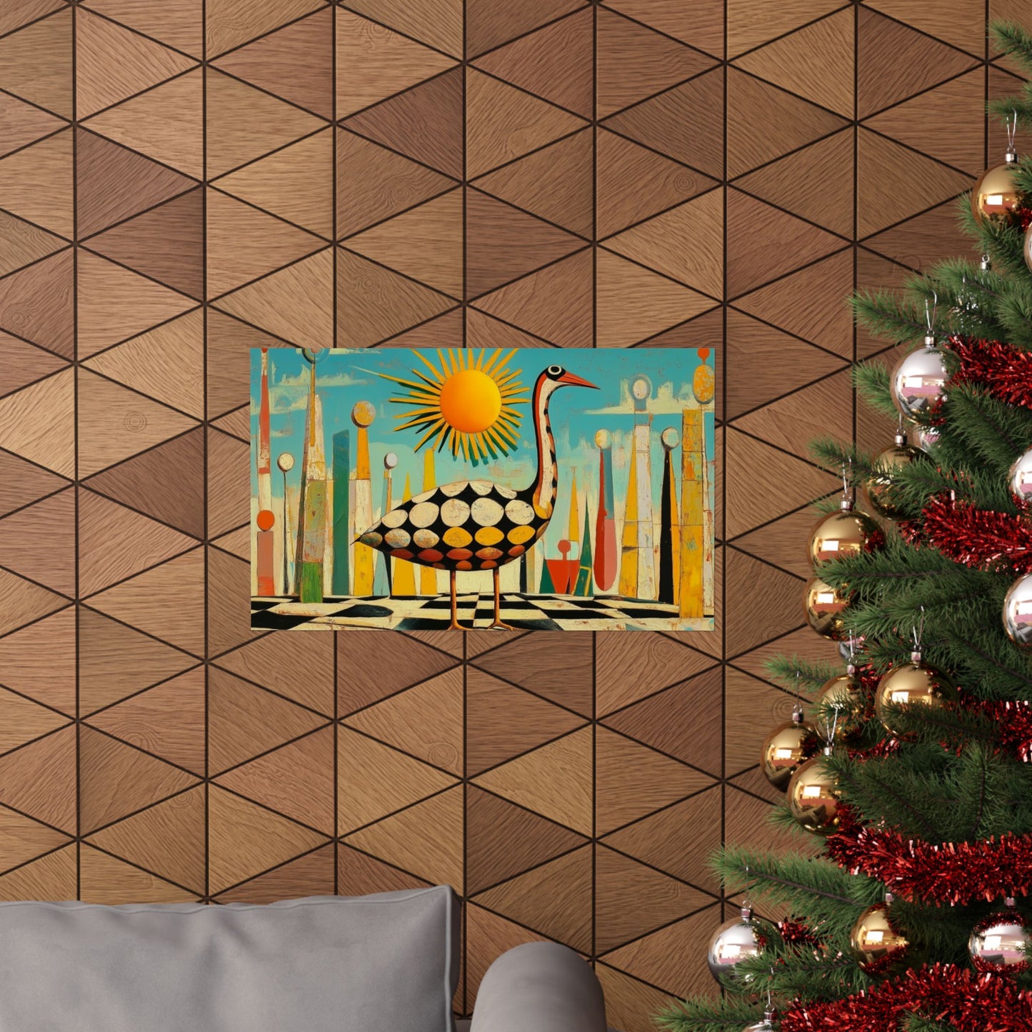 Sun Bird Matte Poster