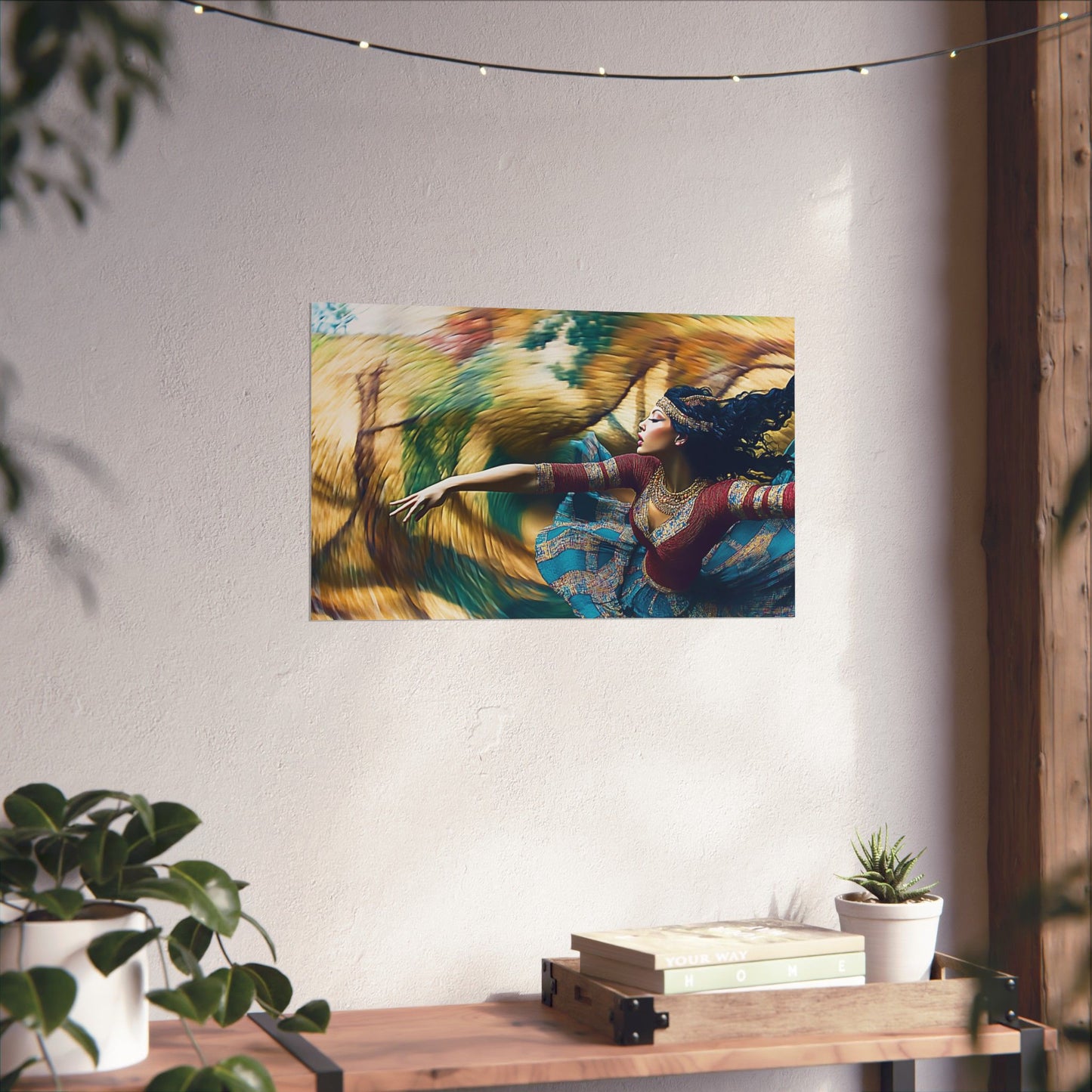 Spinning Dancer Matte Poster