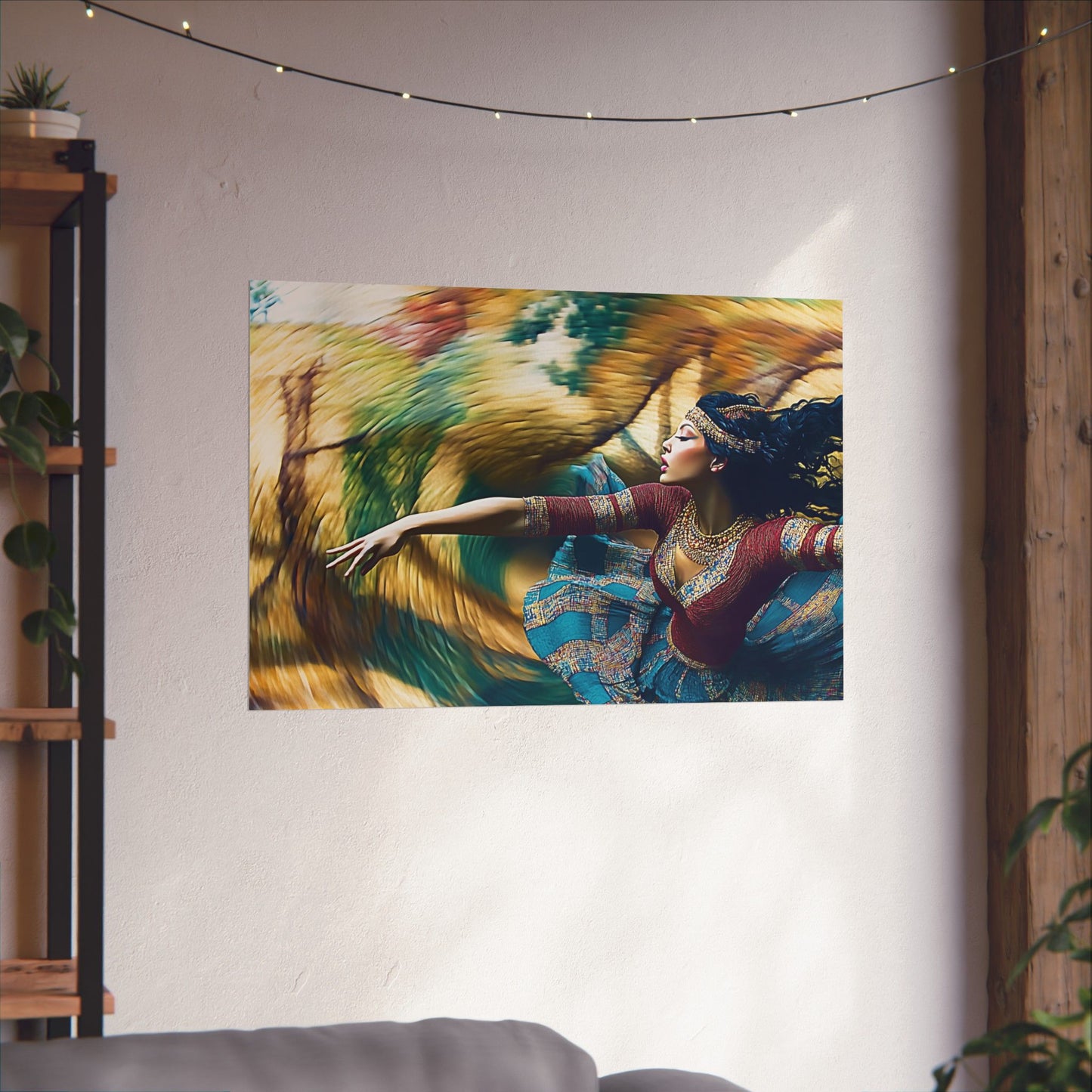 Spinning Dancer Matte Poster