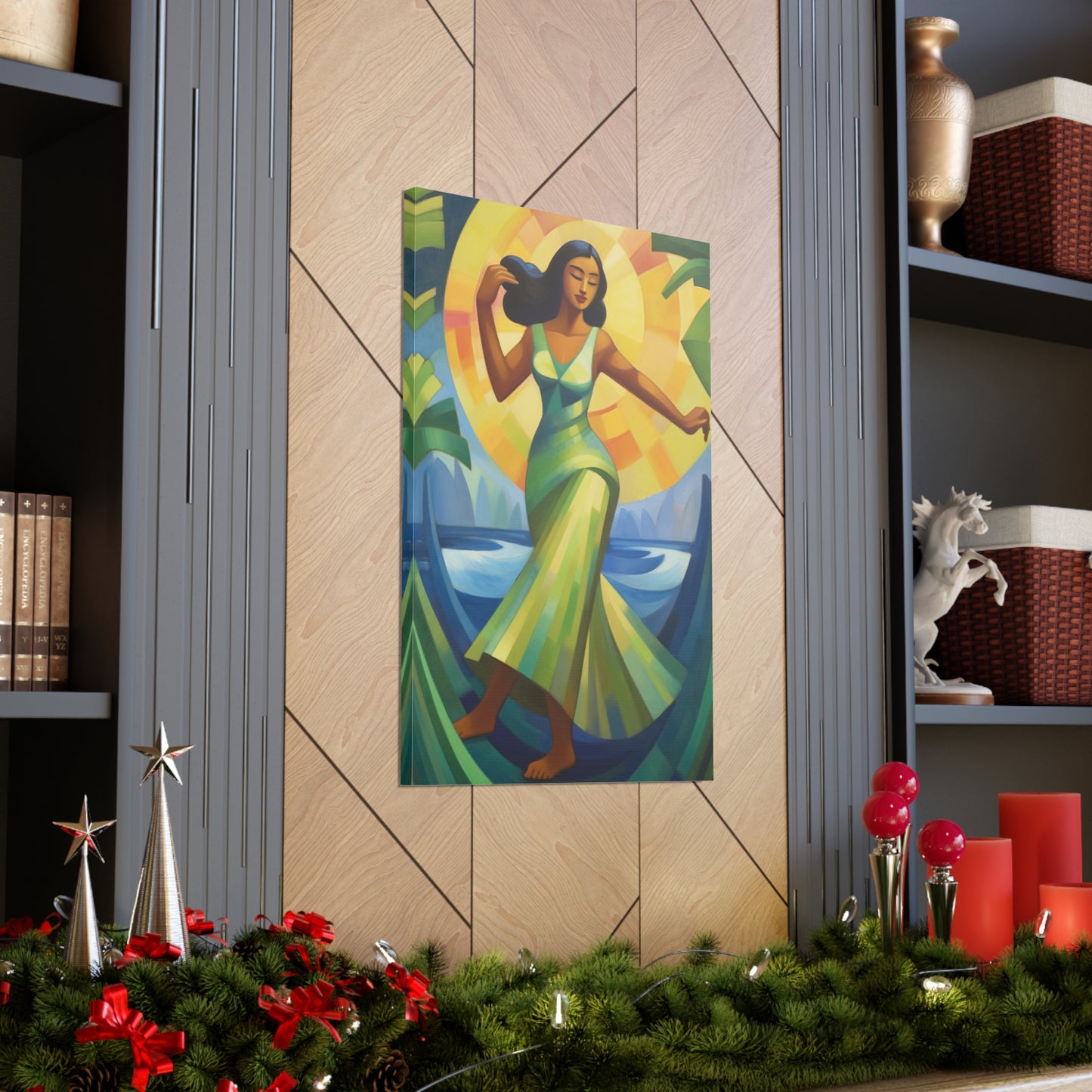 Tropical Dancer Canvas Gallery Wraps