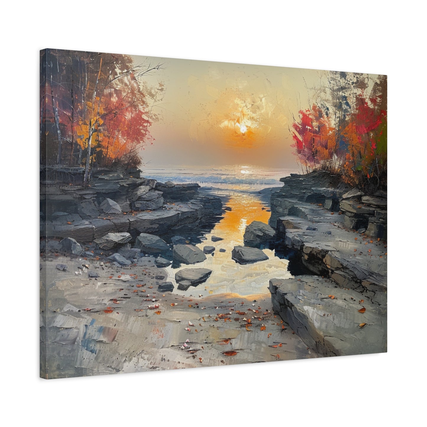 Autumn Sunrise Matte Canvas, Stretched, 1.25"