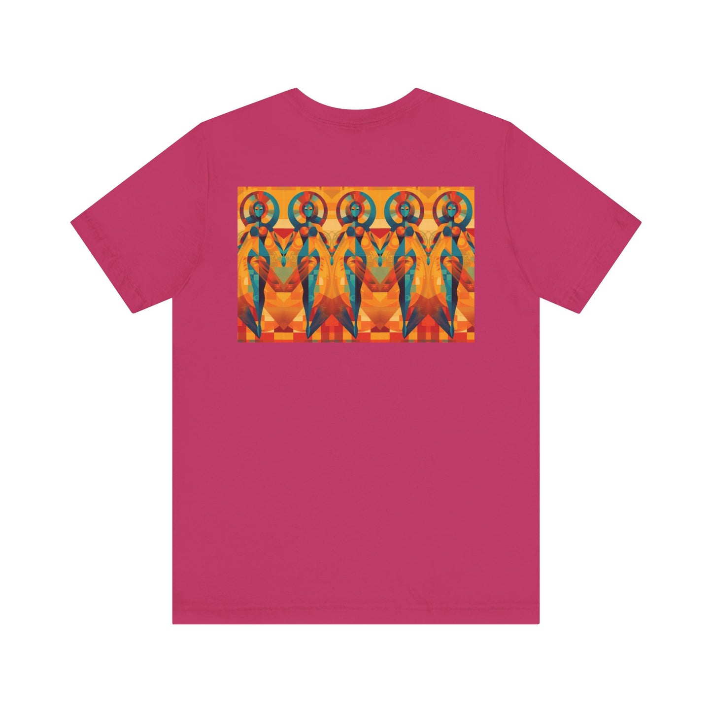 Tantric Cubists Back Unisex Jersey Short Sleeve Tee