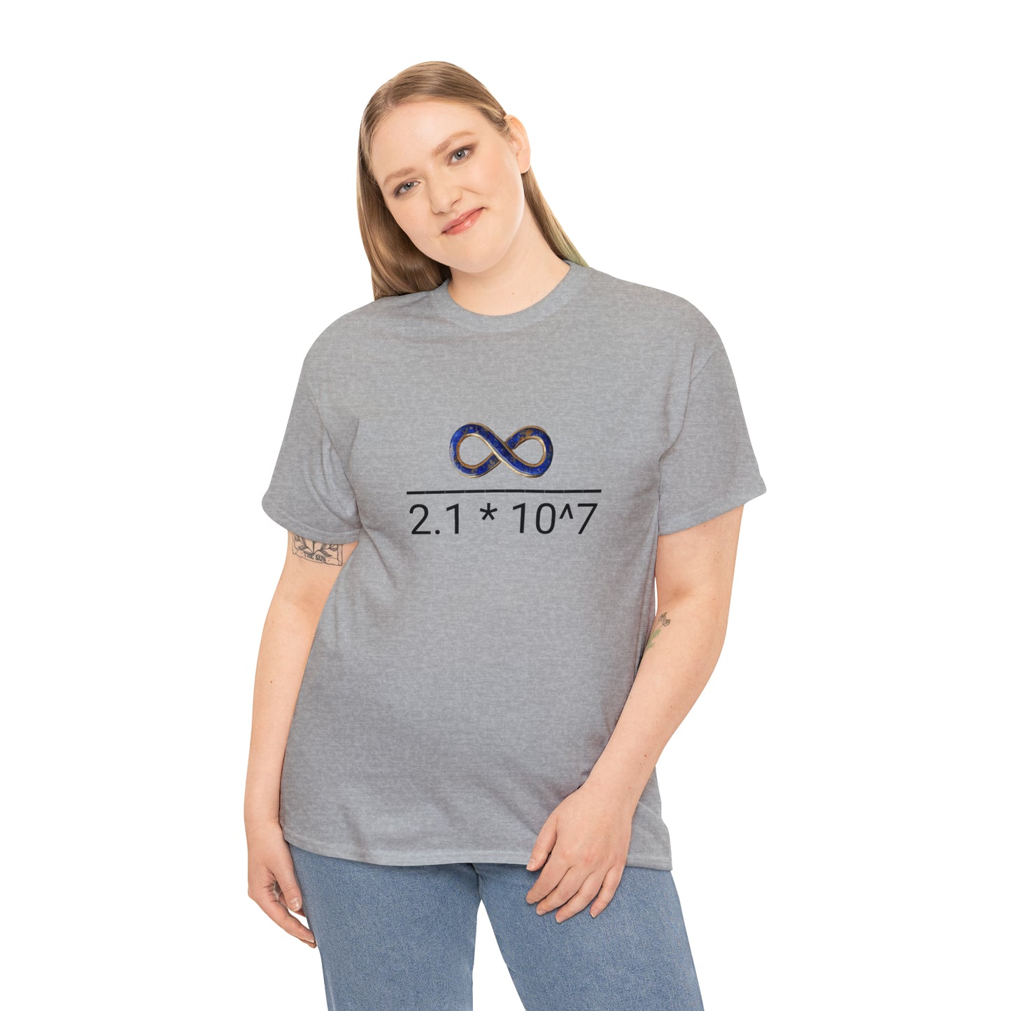 Pricing the Universe in Bitcoin Unisex Heavy Cotton Tee