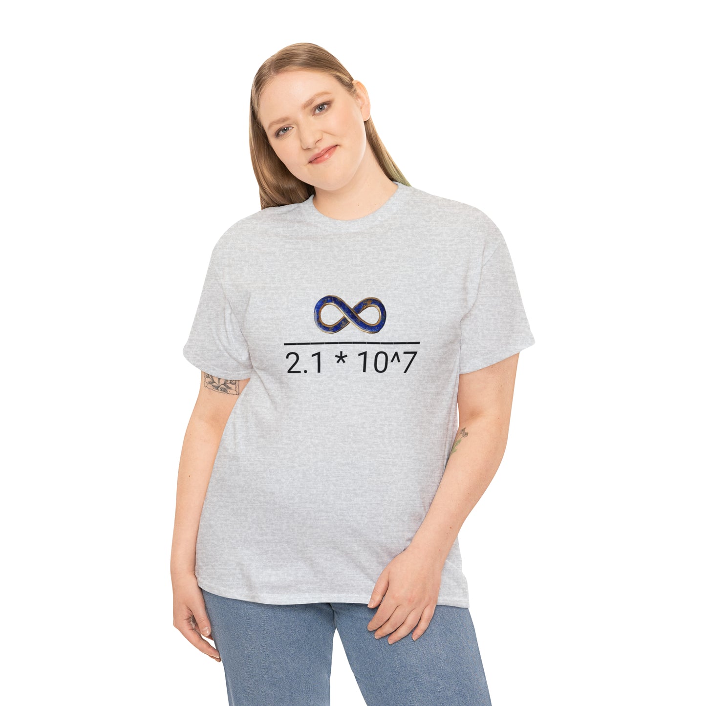 Pricing the Universe in Bitcoin Unisex Heavy Cotton Tee