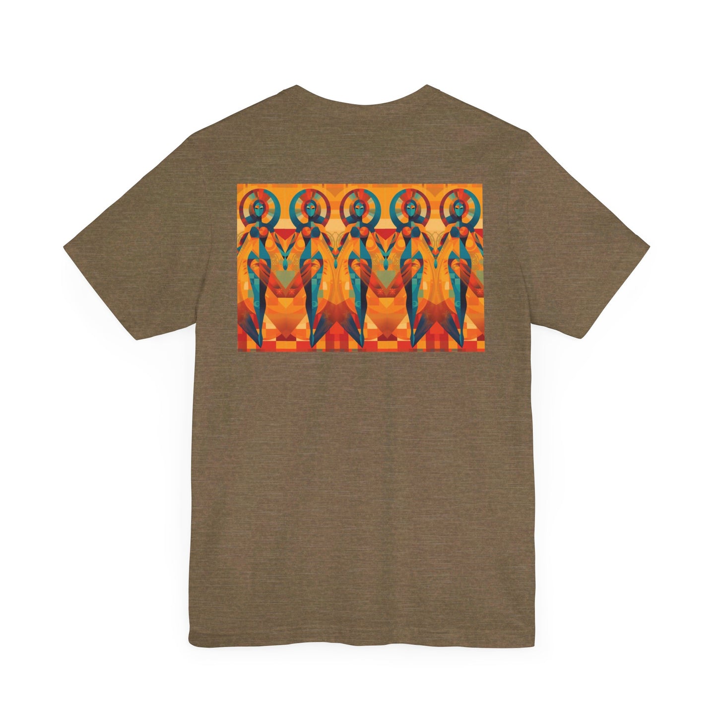 Tantric Cubists Back Unisex Jersey Short Sleeve Tee