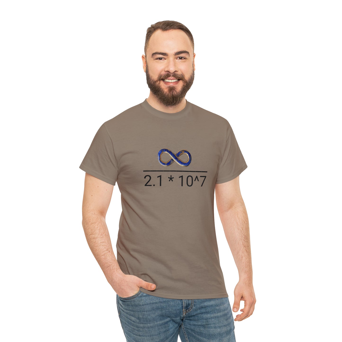 Pricing the Universe in Bitcoin Unisex Heavy Cotton Tee