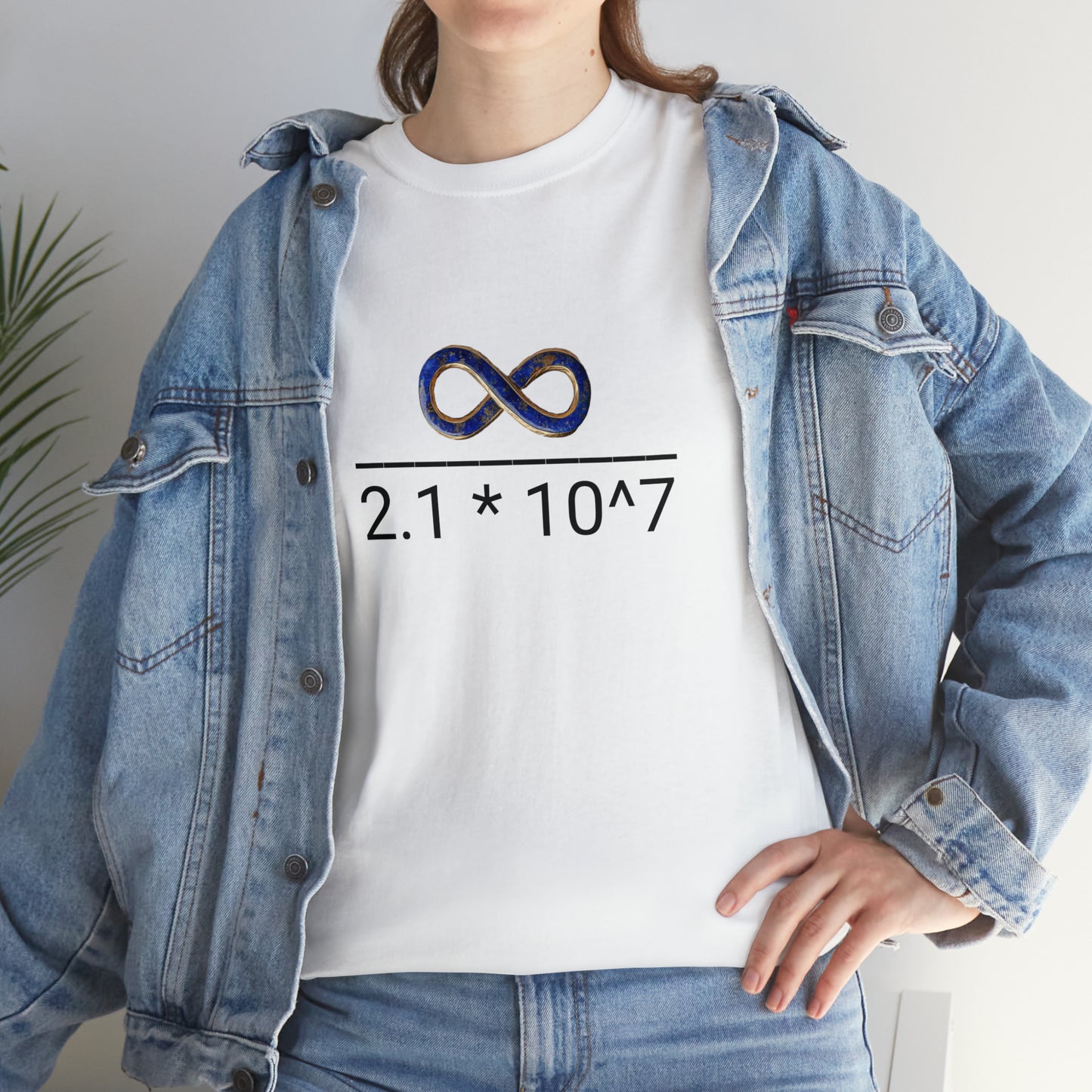 Pricing the Universe in Bitcoin Unisex Heavy Cotton Tee