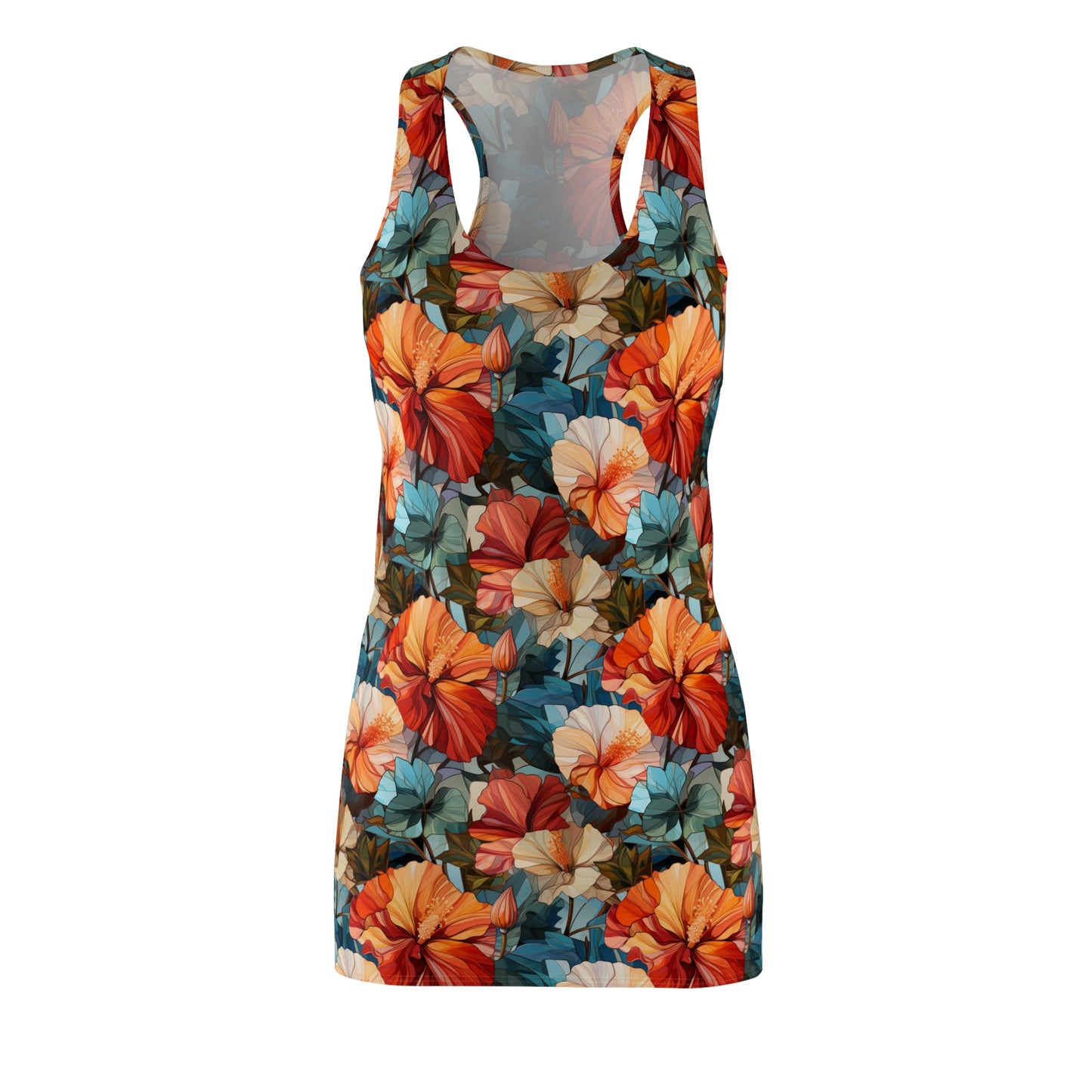 Women's Cut & Sew Racerback Dress (AOP)