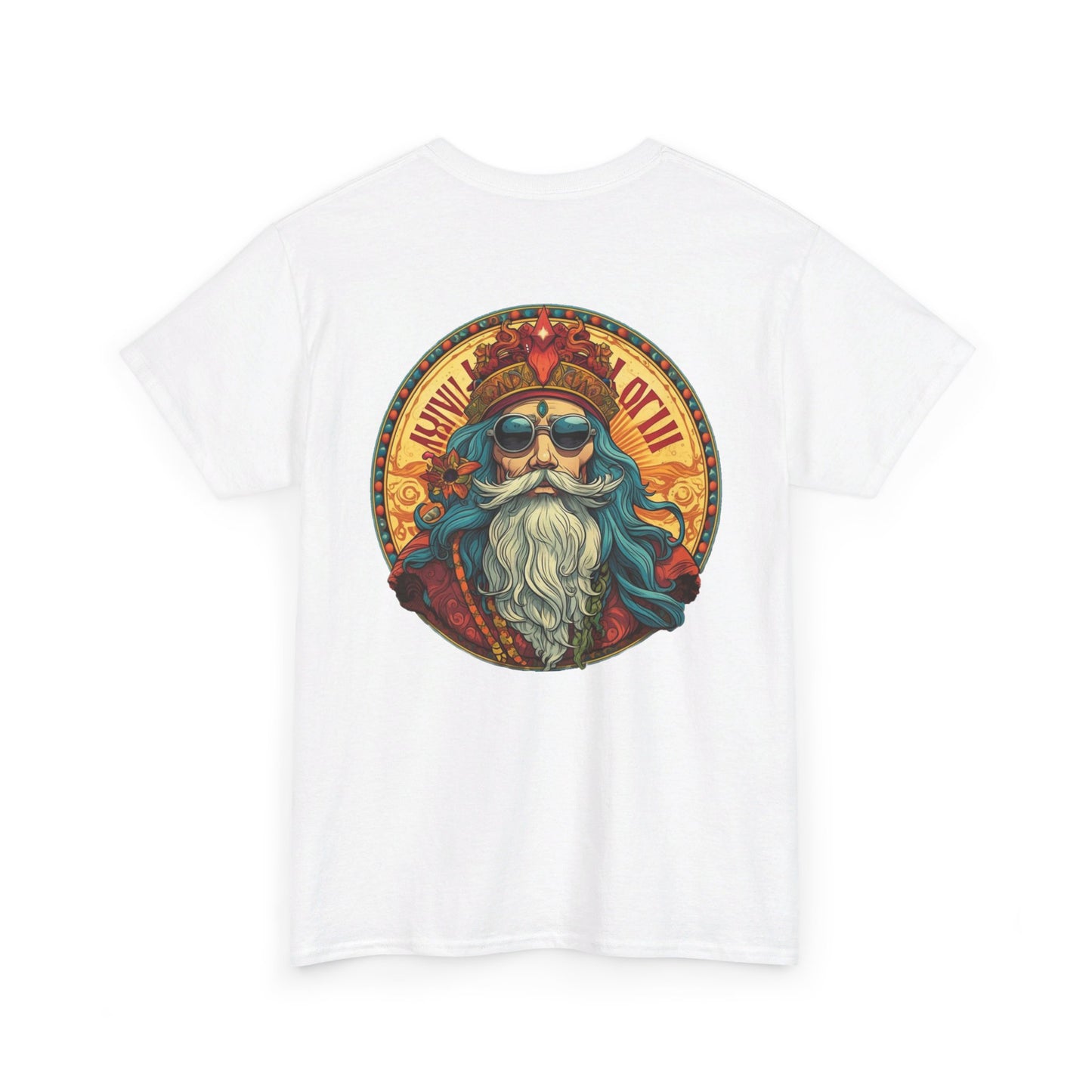 Da Vinci Hippy Back Unisex Heavy Cotton Tee