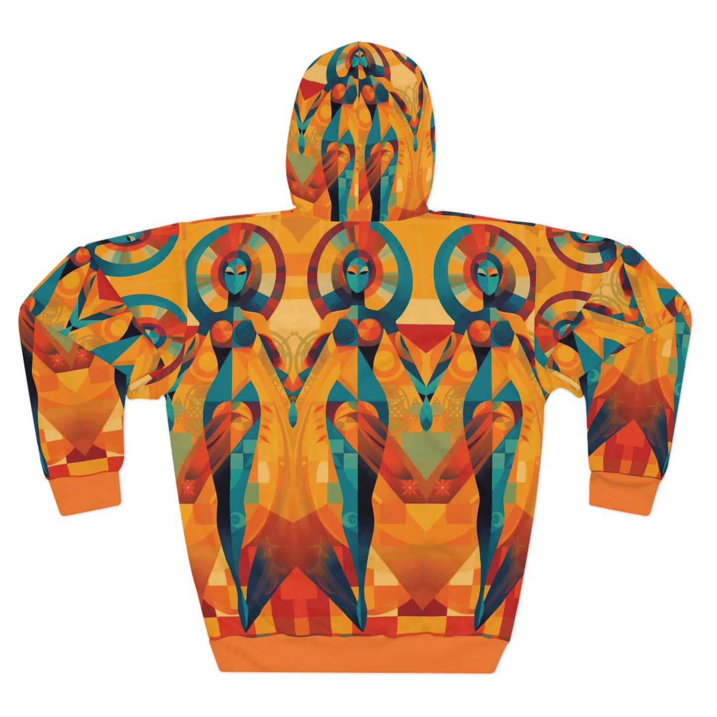 Tantric Cubists Unisex Pullover Hoodie (AOP)