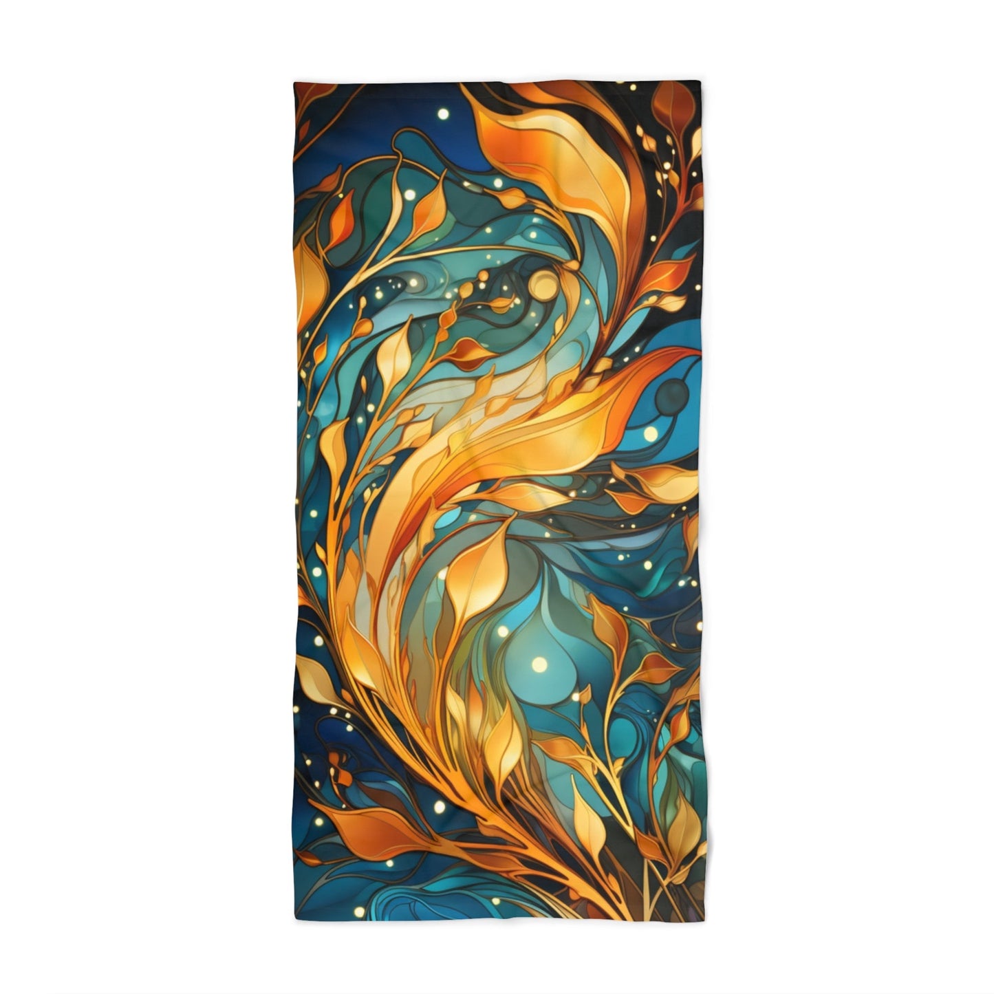 Kelp Swirl Beach Towel