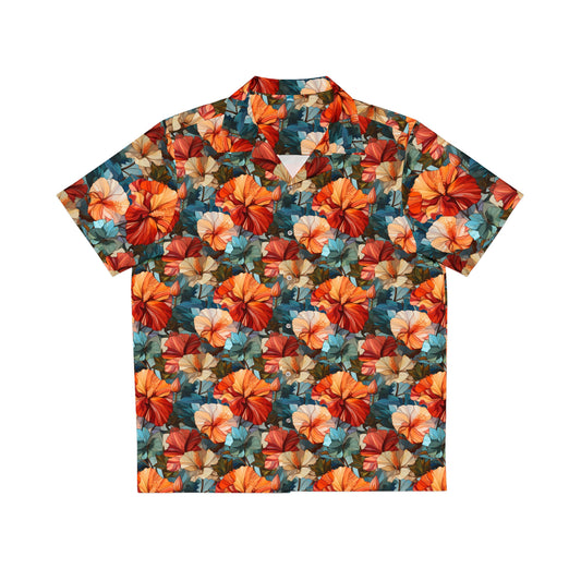 Hibiscus Men's Hawaiian Shirt (AOP)