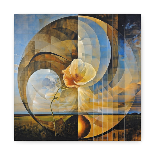 Flower Vortex Canvas Gallery Wraps