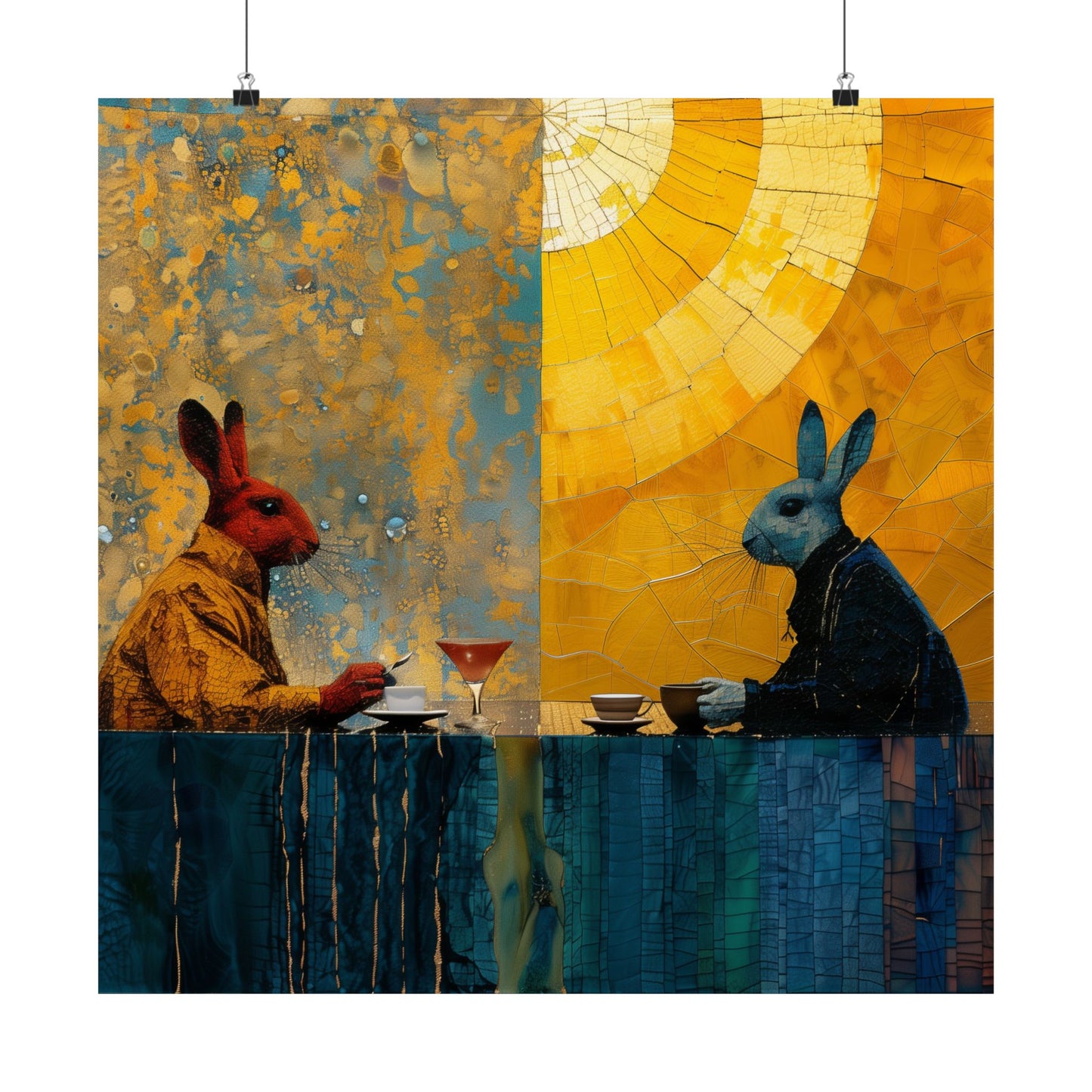 Bunny Brews Matte Poster