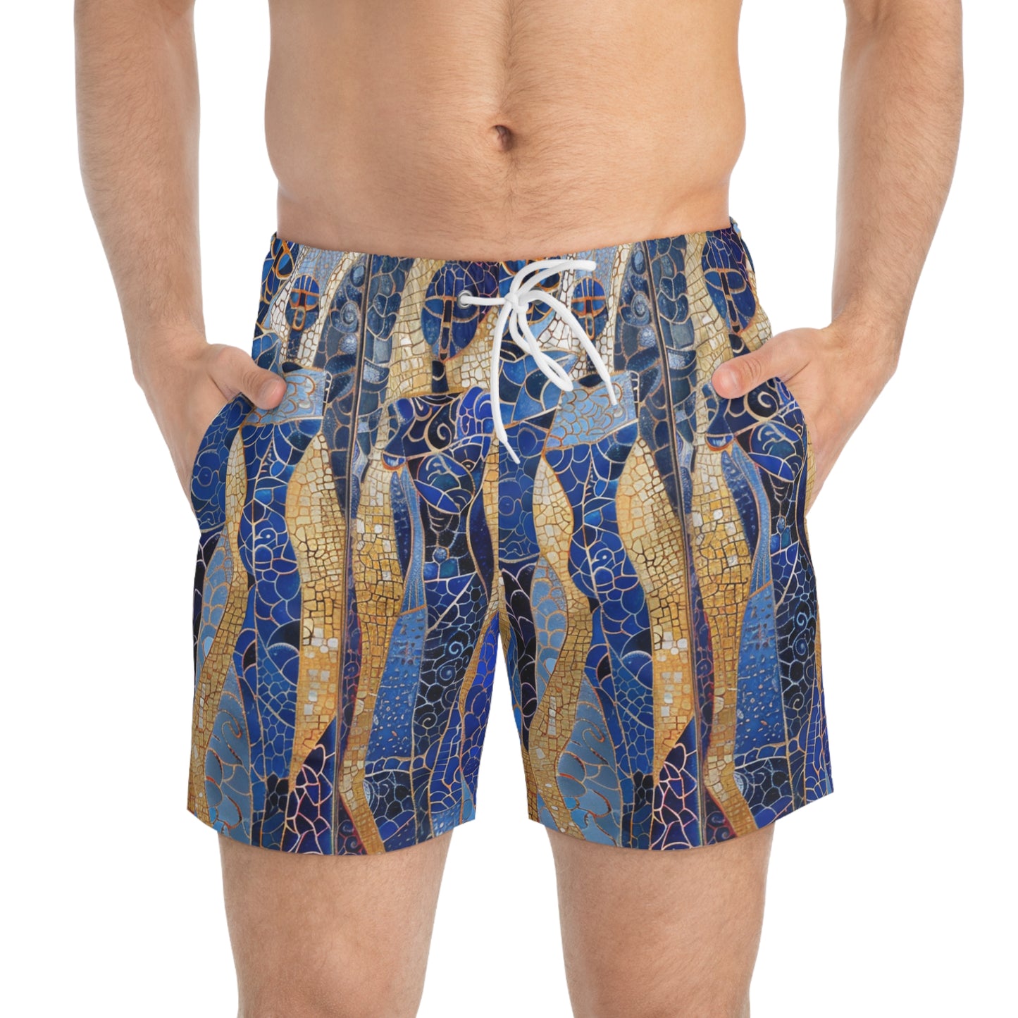 Mosaic Swim Trunks (AOP)