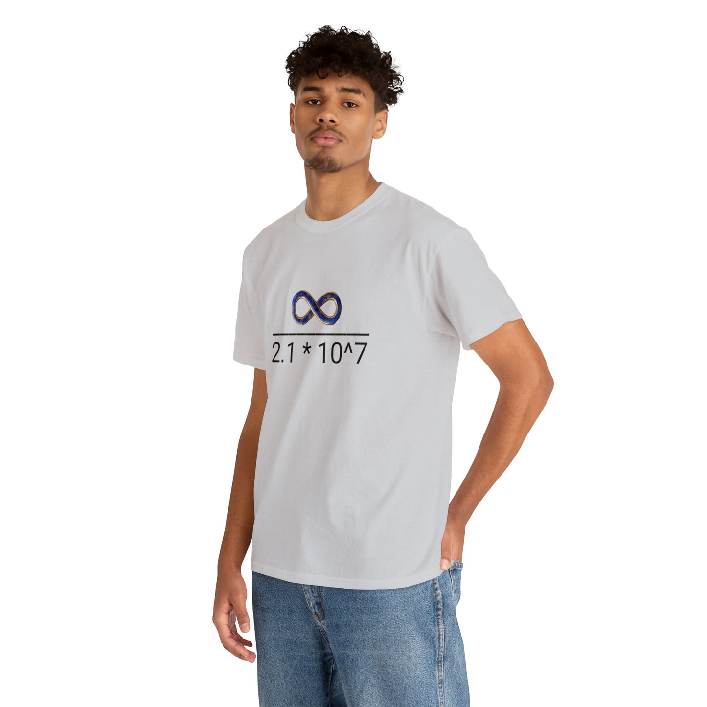 Pricing the Universe in Bitcoin Unisex Heavy Cotton Tee