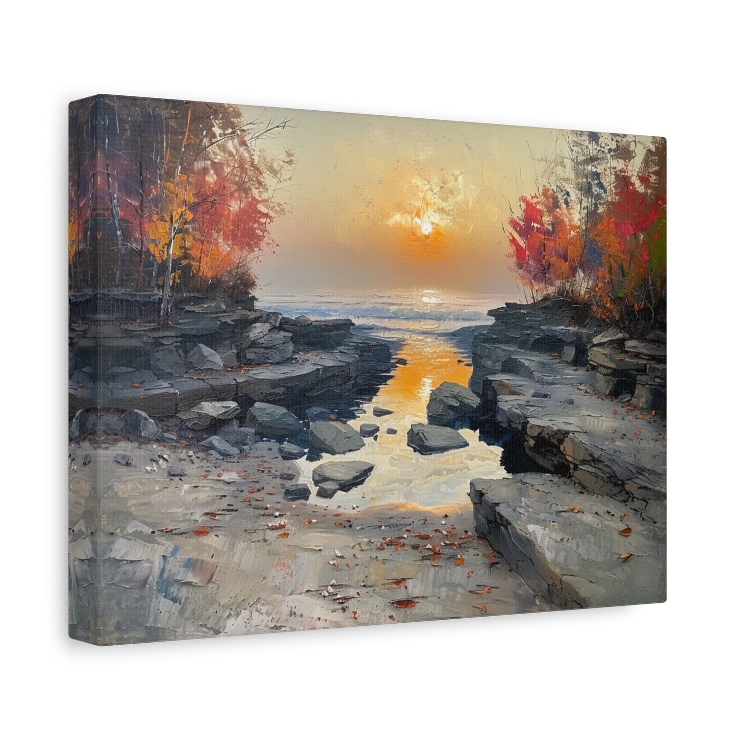 Autumn Sunrise Matte Canvas, Stretched, 1.25"