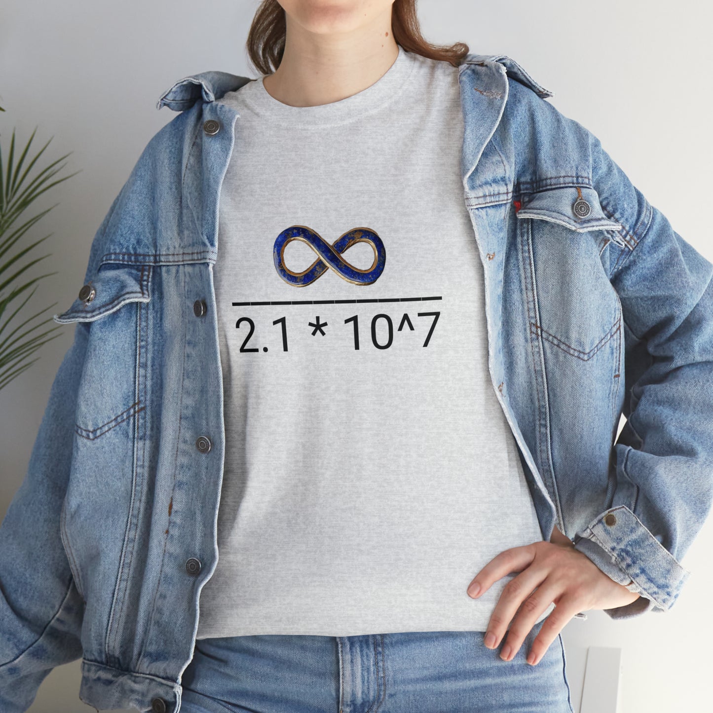 Pricing the Universe in Bitcoin Unisex Heavy Cotton Tee