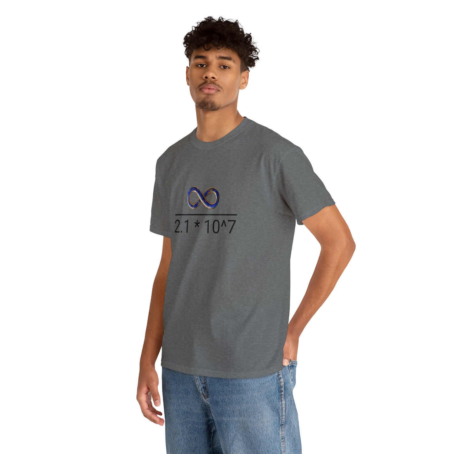 Pricing the Universe in Bitcoin Unisex Heavy Cotton Tee