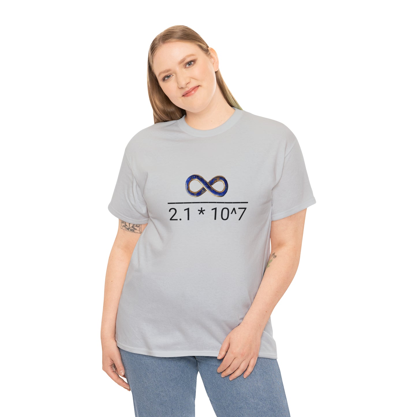 Pricing the Universe in Bitcoin Unisex Heavy Cotton Tee