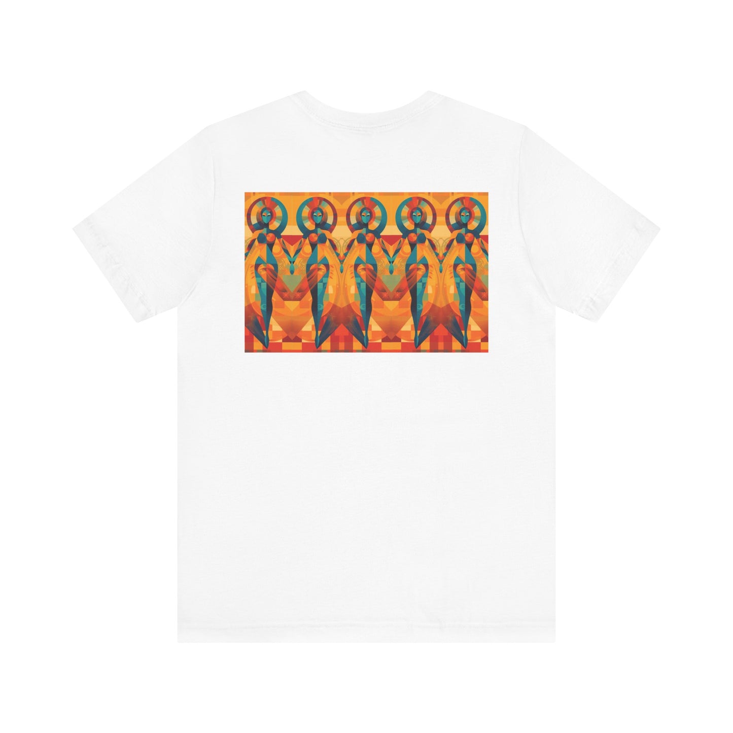 Tantric Cubists Back Unisex Jersey Short Sleeve Tee