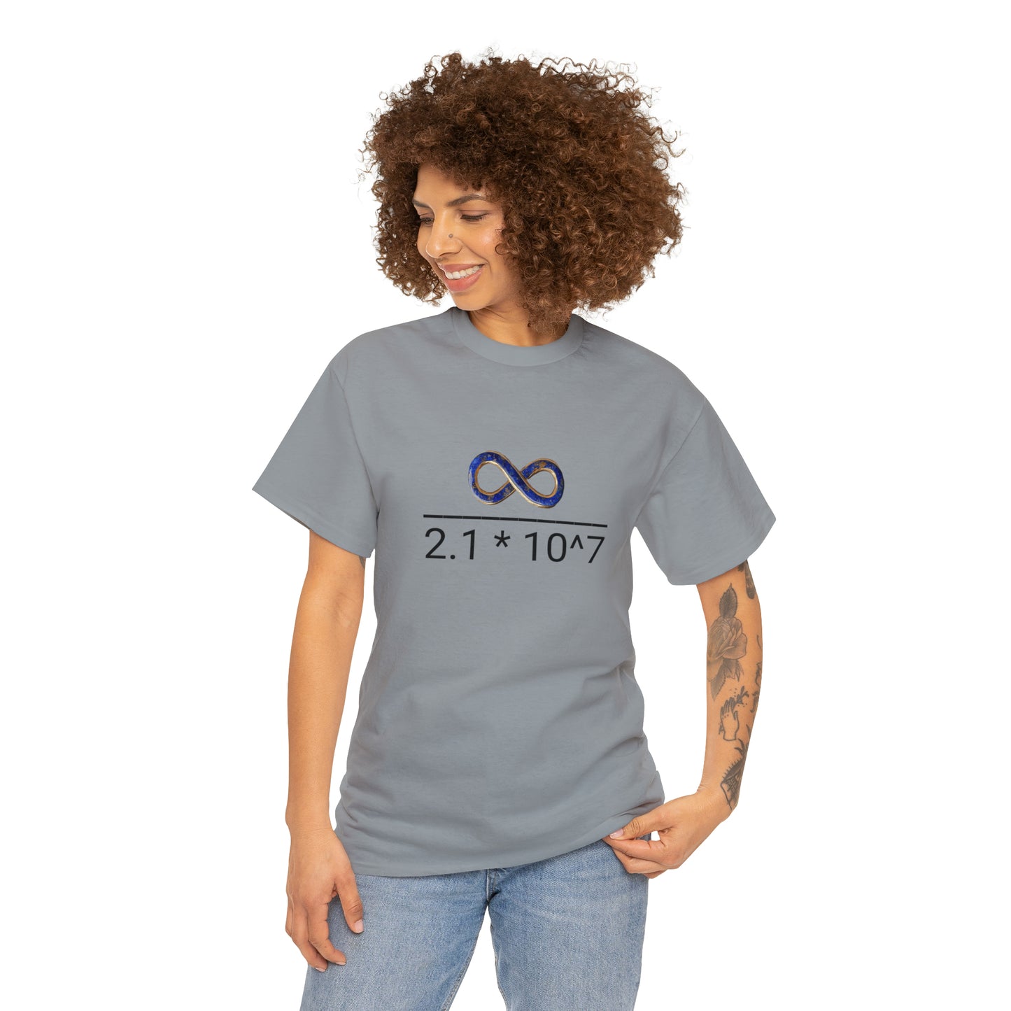 Pricing the Universe in Bitcoin Unisex Heavy Cotton Tee