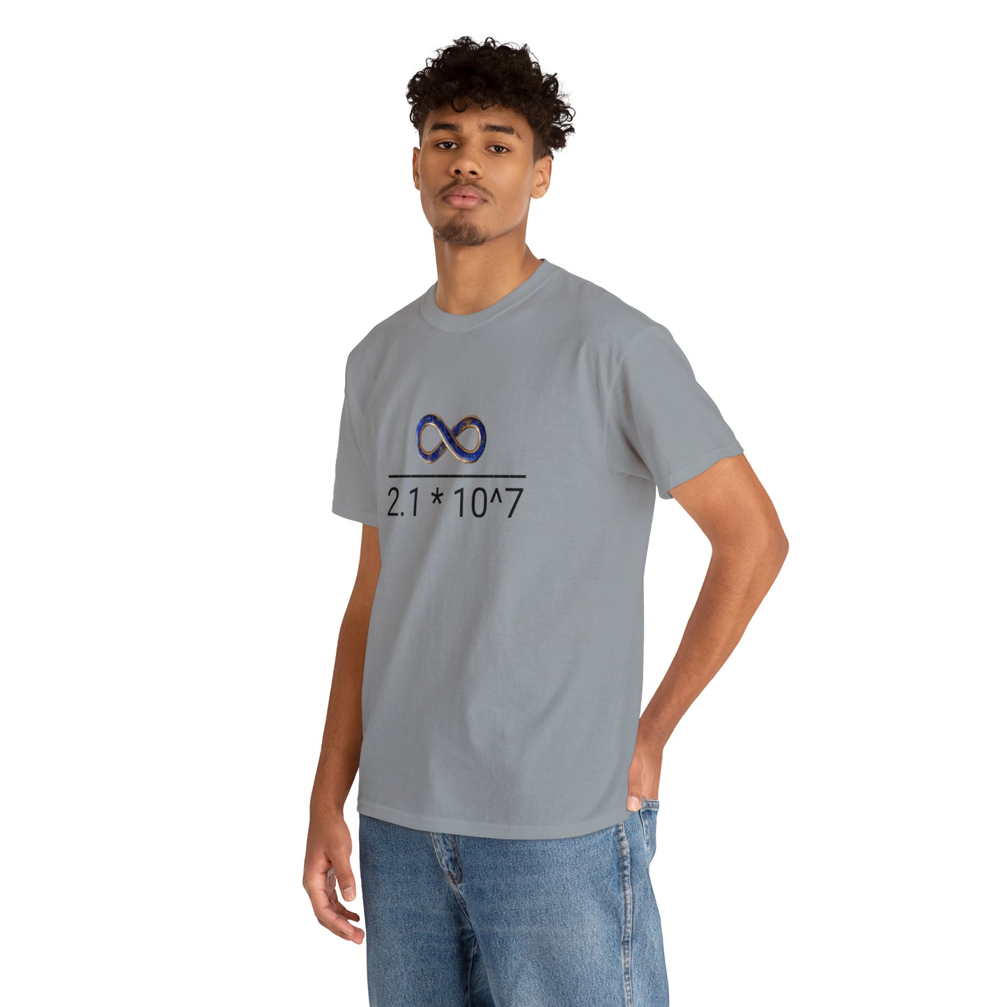 Pricing the Universe in Bitcoin Unisex Heavy Cotton Tee