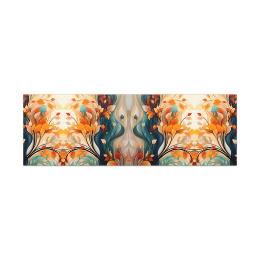 Leaves and Waves Canvas Gallery Wraps