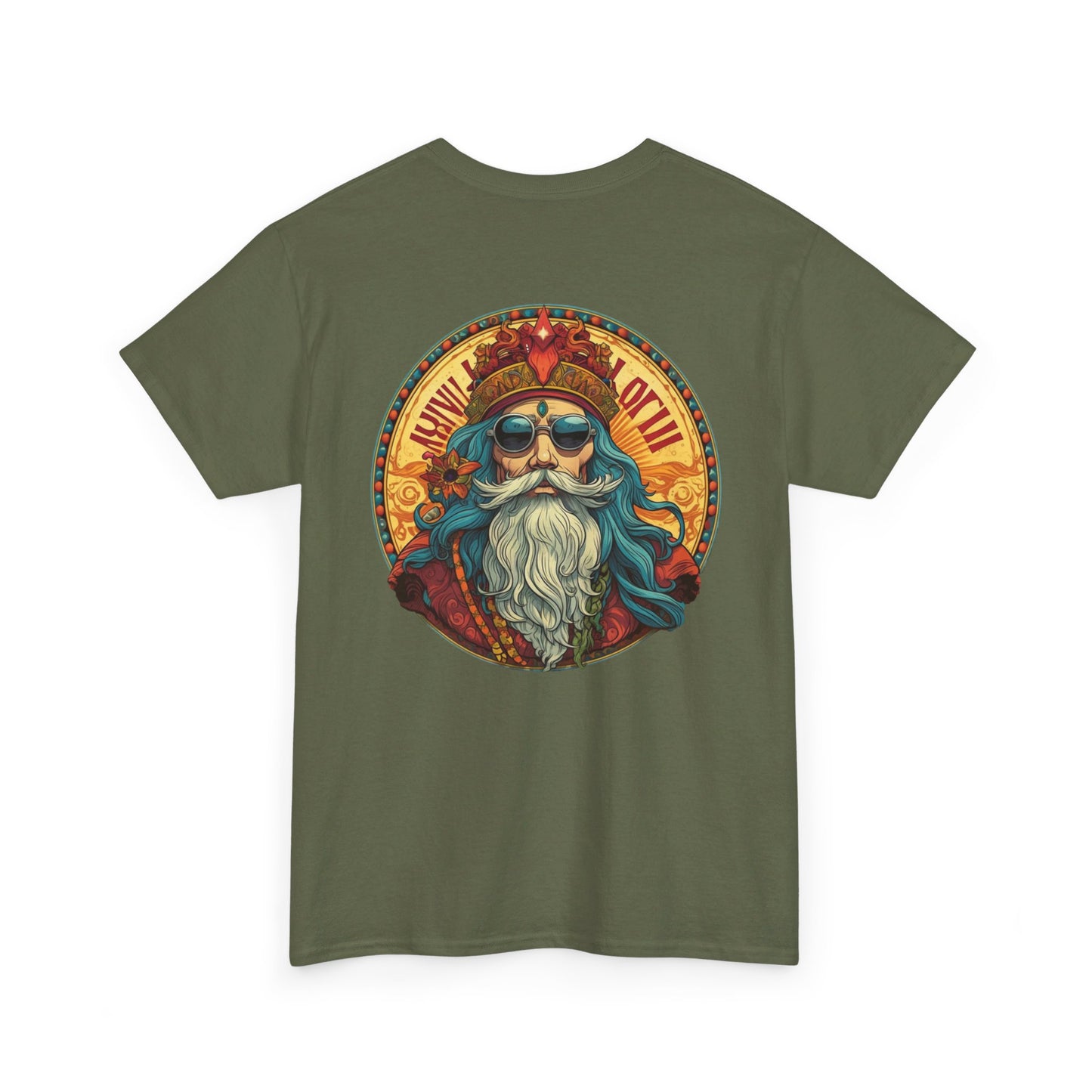 Da Vinci Hippy Back Unisex Heavy Cotton Tee