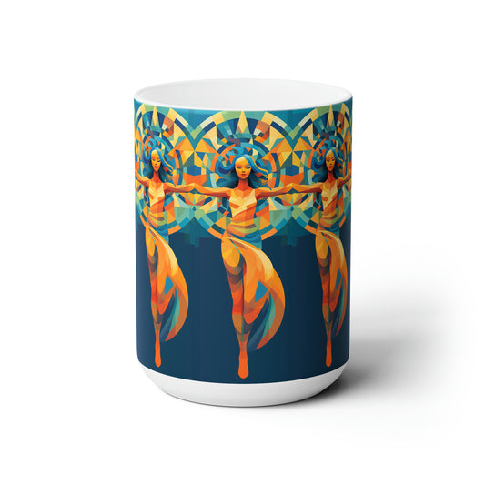 Dancing Goddess Ceramic Mug 15oz