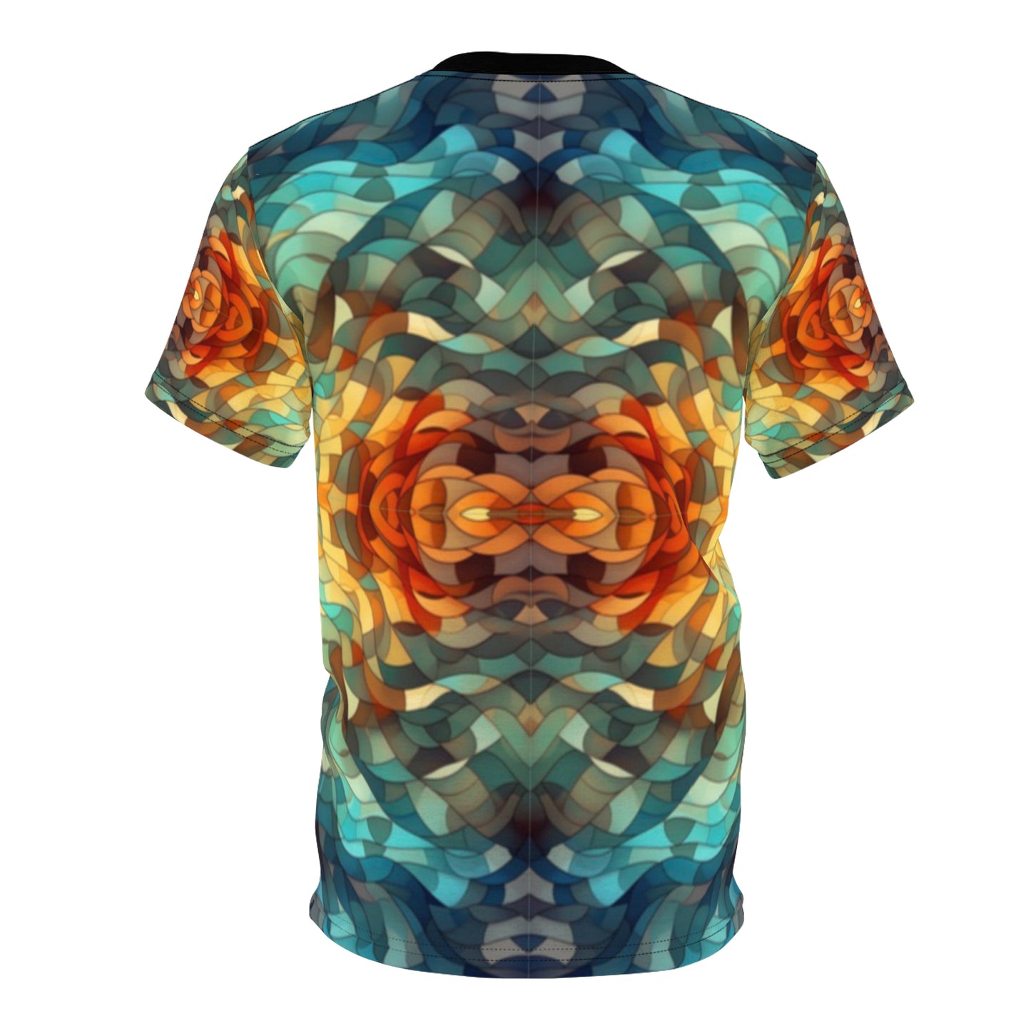 Geometric Kelp Unisex Cut & Sew Tee (AOP)