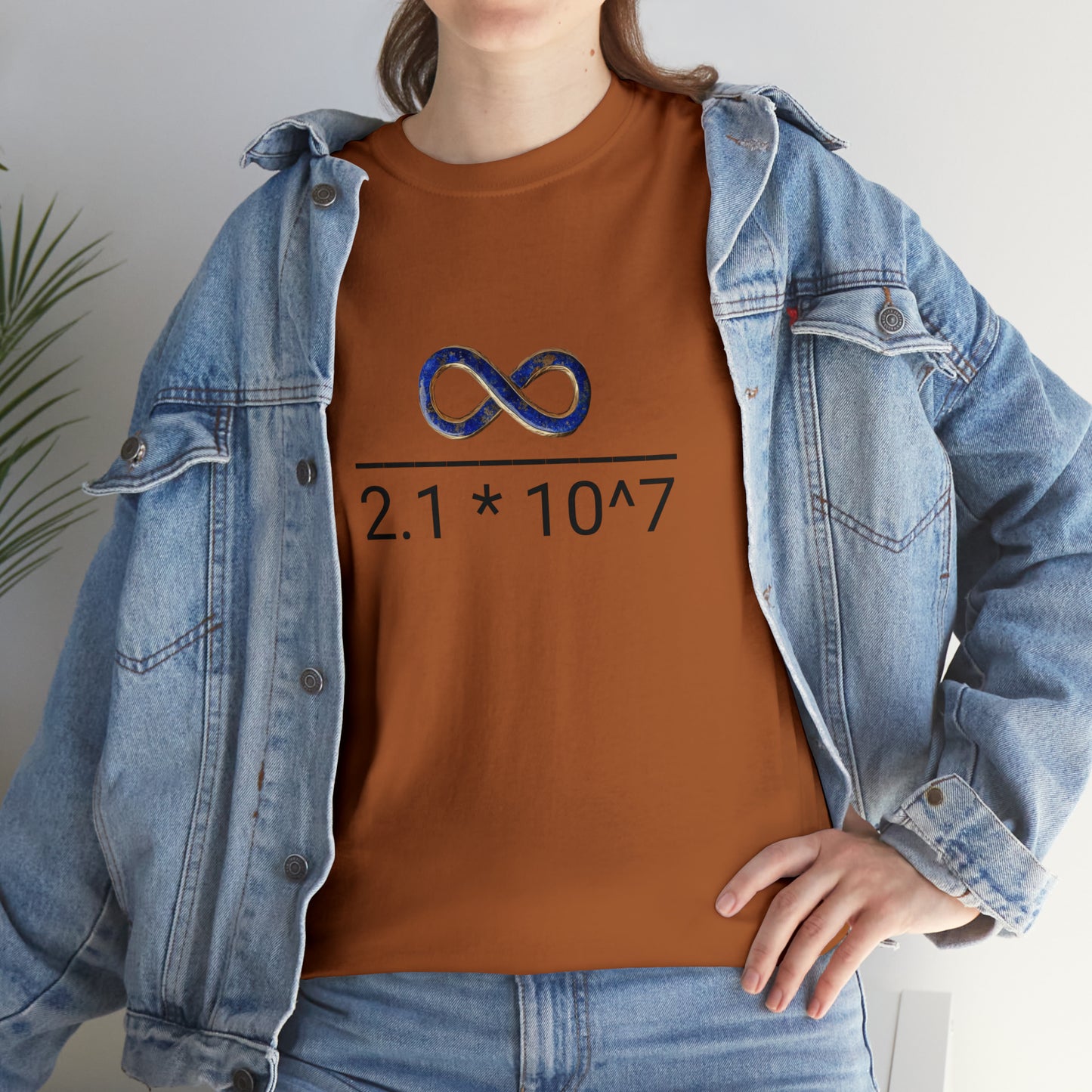 Pricing the Universe in Bitcoin Unisex Heavy Cotton Tee