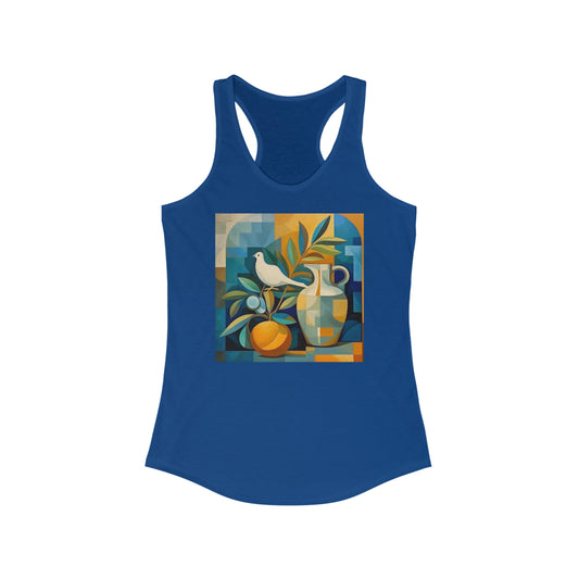 Dove and Olive Branch Women's Ideal Racerback Tank