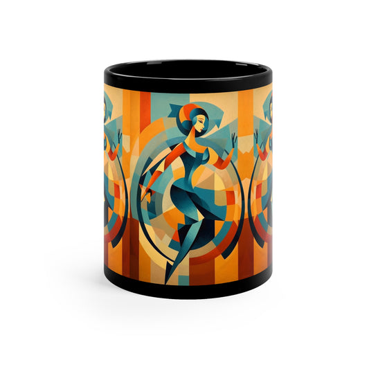 Rocketeer 11oz Black Mug