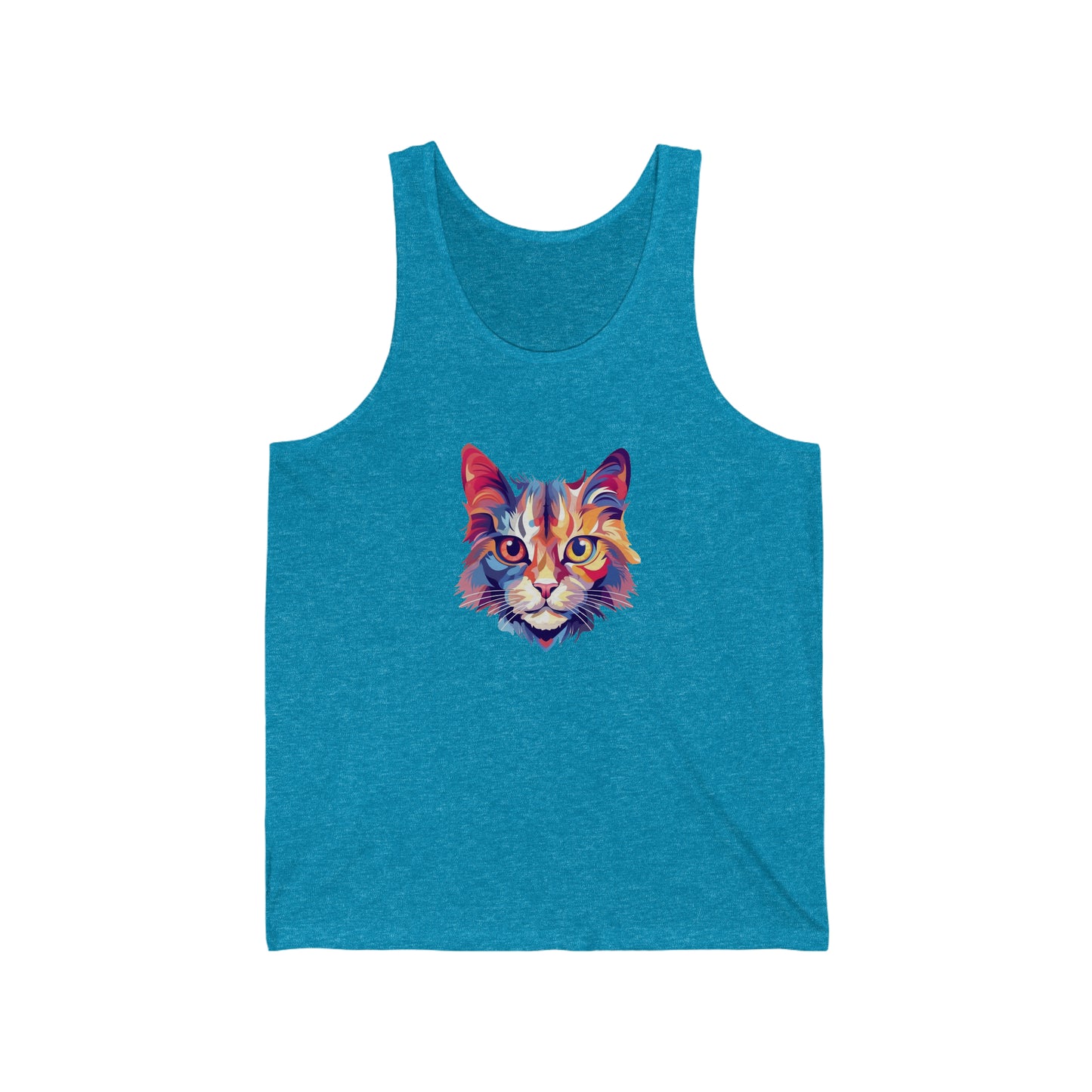 Pastel Cat Unisex Jersey Tank