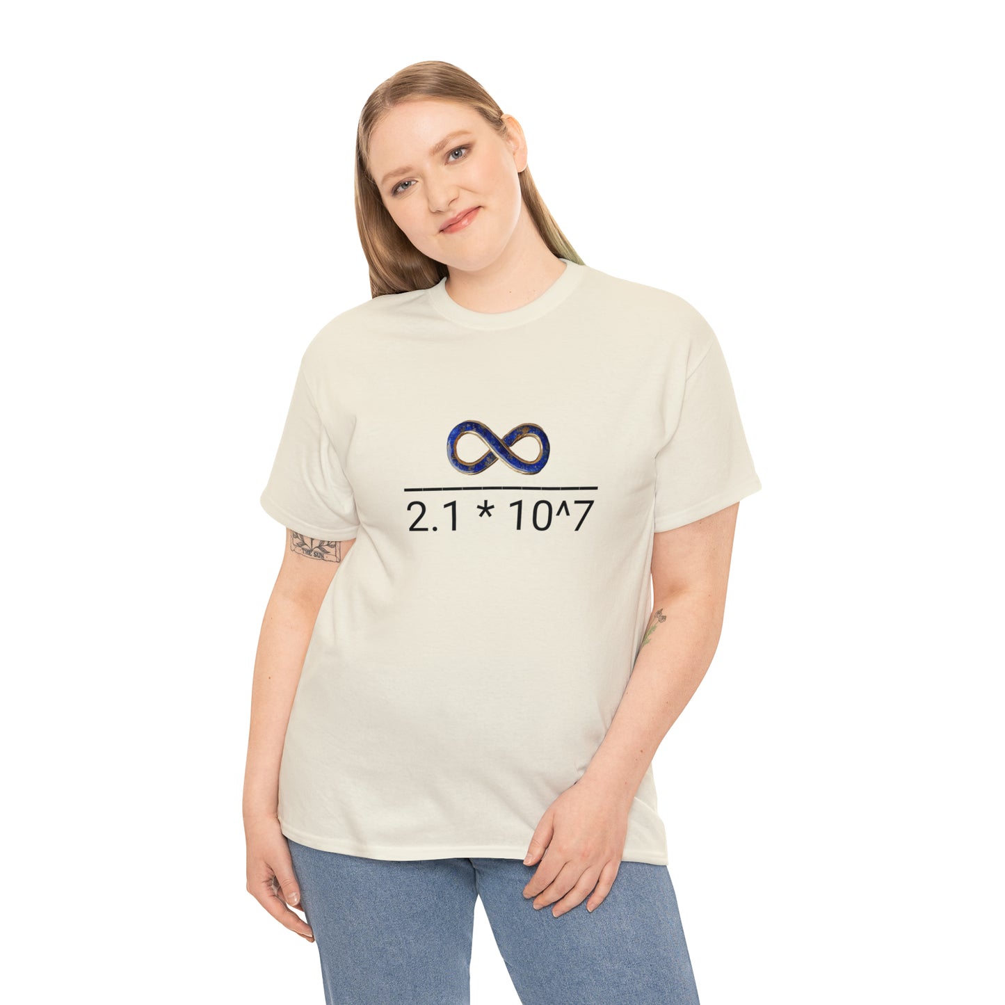 Pricing the Universe in Bitcoin Unisex Heavy Cotton Tee