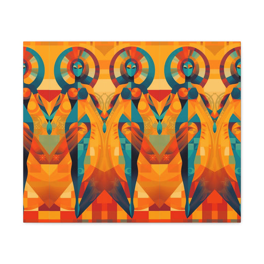 Tantric Cubists Canvas Gallery Wraps