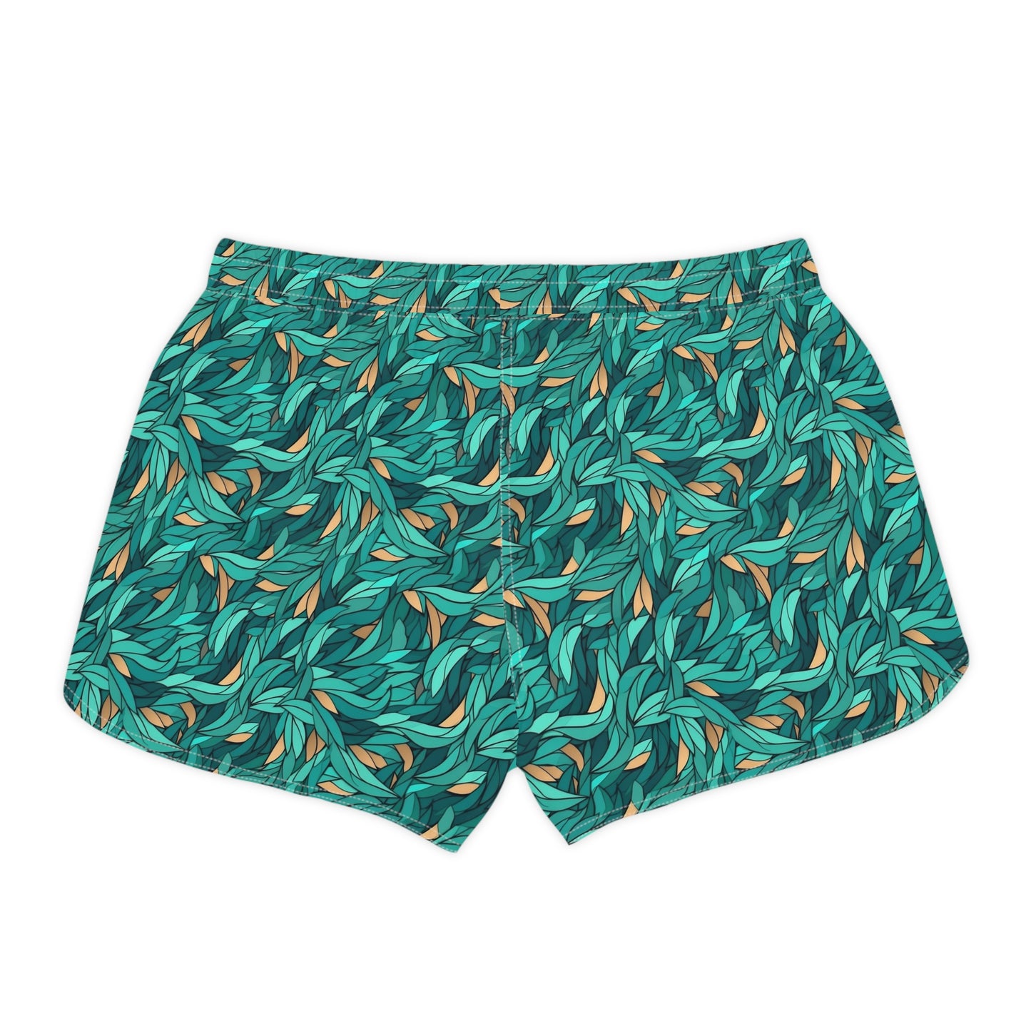 Kelp Swirls Women's Casual Shorts (AOP)