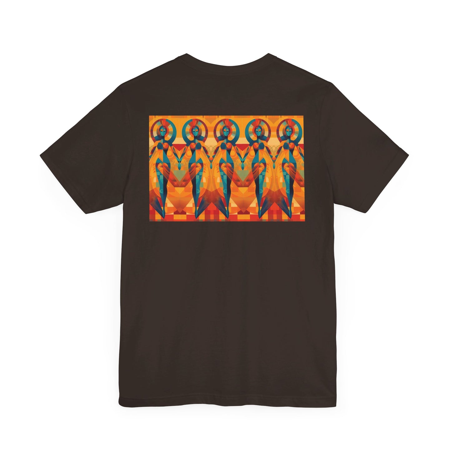 Tantric Cubists Back Unisex Jersey Short Sleeve Tee