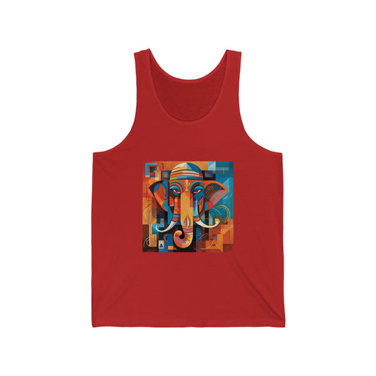 Ganesha Unisex Jersey Tank Front