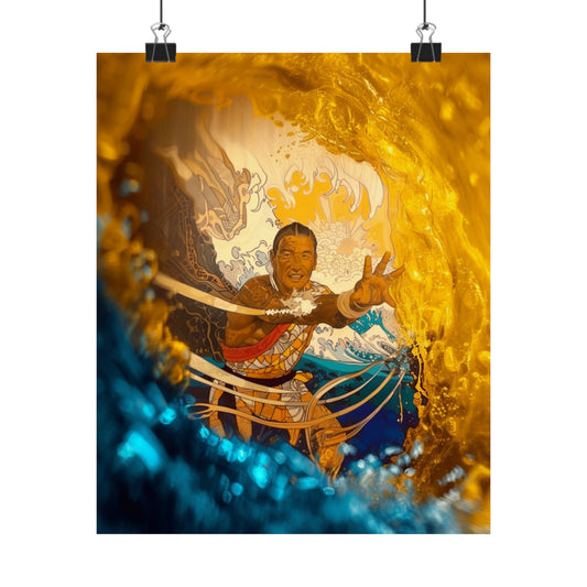 Wave Shaman Matte Poster